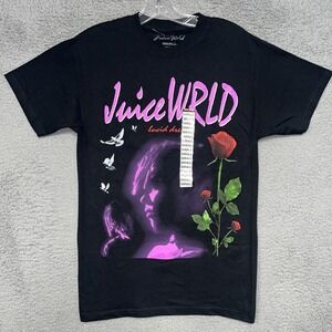 NWT Juice Wrld Lucid Dreams Tour T Shirt Mens Sz S Black Album Concert Merch Tee